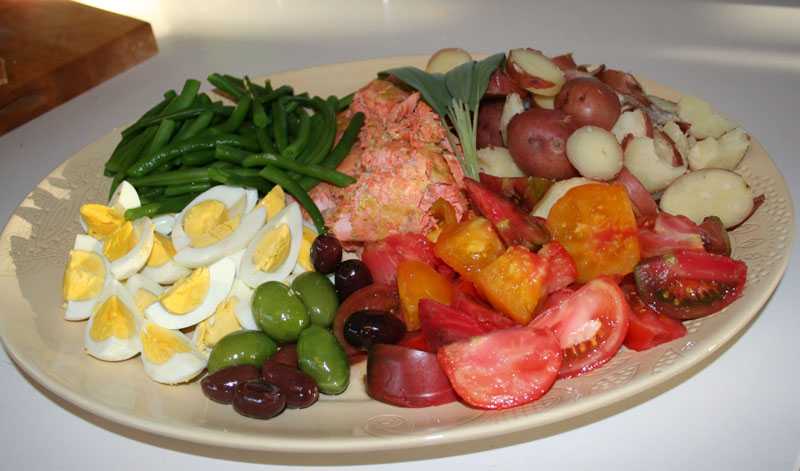 Salmon Nicoise Salad