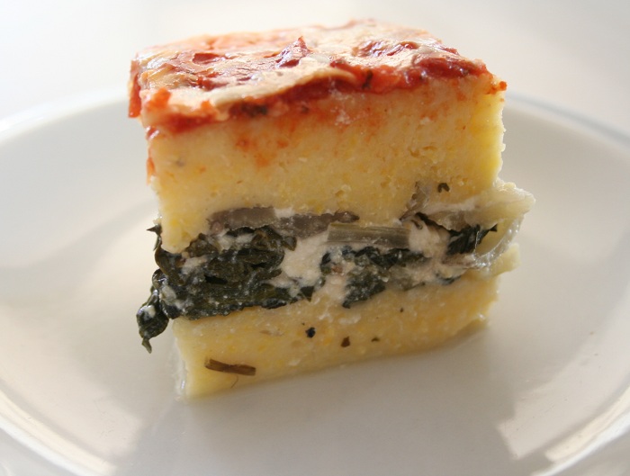 Polenta Lasagna with Swiss Chard | Gluten-Free Recipe