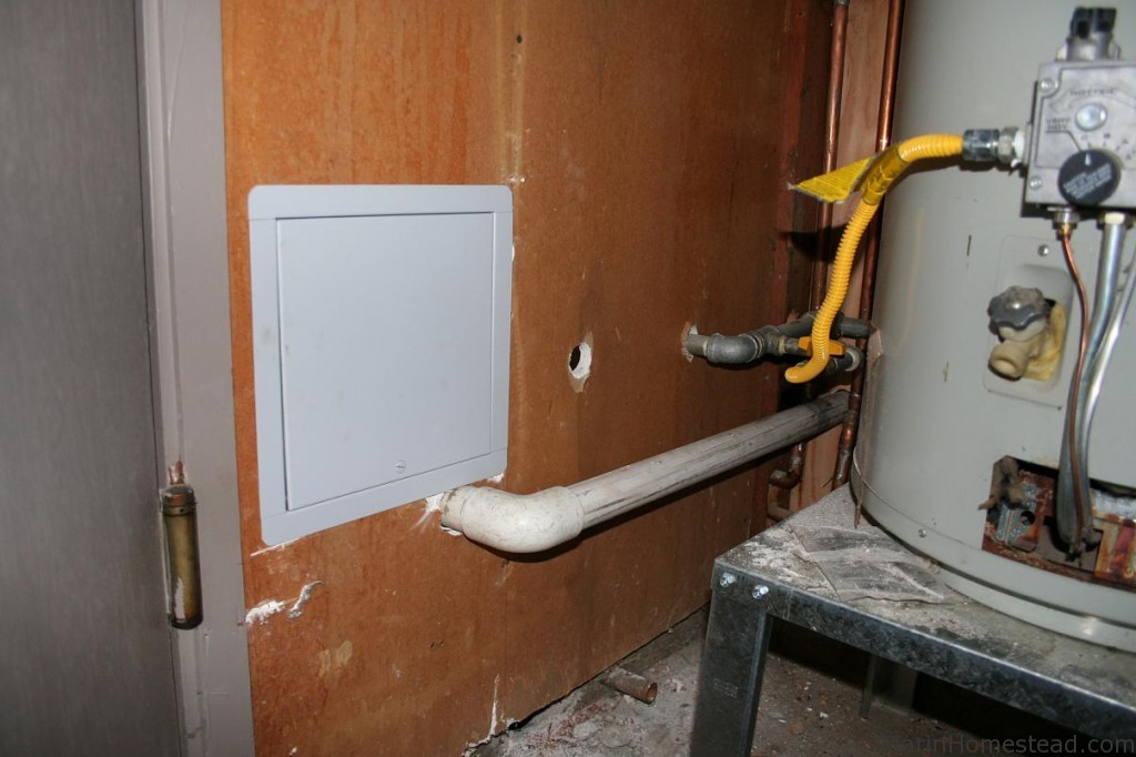 How to run a gas line to an Eichler kitchen island Marin Homestead