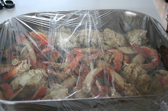 Garlic Roasted Crab and Truffle Noodles (Inspired by Thanh Long