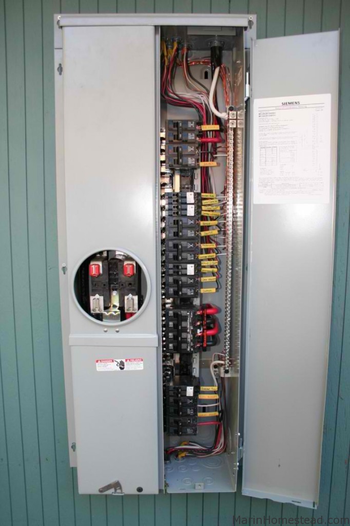 Eichler Electrical Main Panel Upgrade Marin Homestead