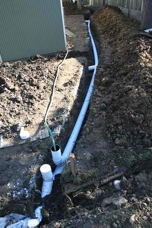 How to install Backyard Drainage / French Drain - Marin ...
