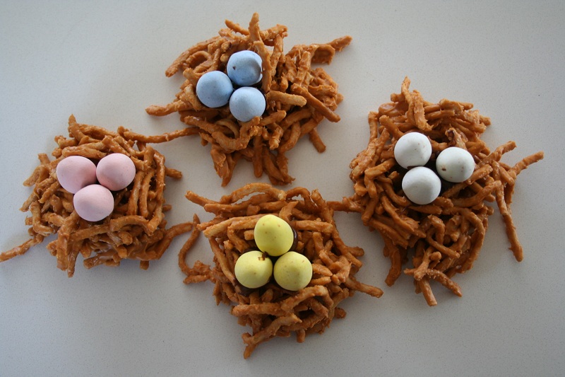 Butterscotch Bird’s Nest Cookies | Easter or Springtime Treat