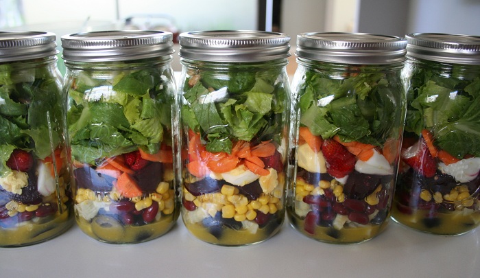 Salad in a Jar | Canning Jar Uses