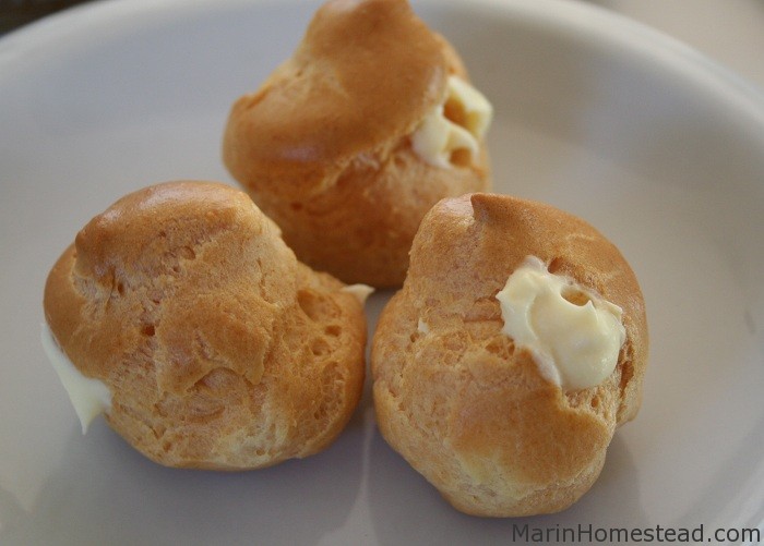 Profiteroles or Cream Puff Recipe (Pate a Choux Dough)