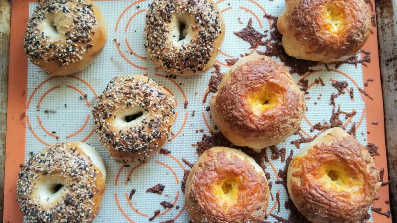 Overnight Sourdough Bagels