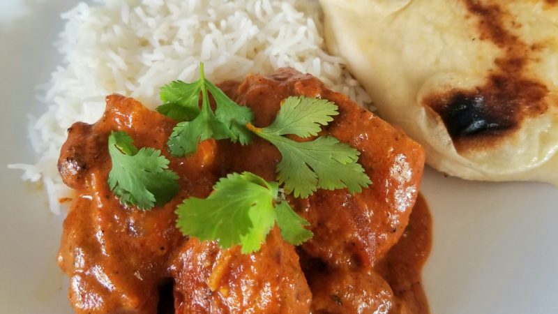 Chicken Tikka Masala and Naan